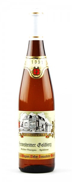 Wein 1991 Freinsheimer Goldberg Spätlese Müller-Thurgau
