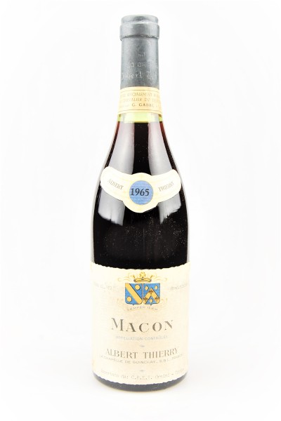 Wein 1965 Macon Cuvée Réservée Albert Thierry