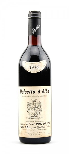 Wein 1976 Dolcetto d´Alba Pra da Po Ciurel di Bellini