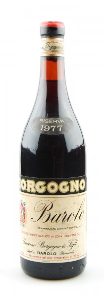 Wein 1977 Barolo Riserva Giacomo Borgogno