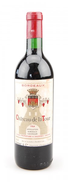 Wein 1964 Chateau de La Tour Appellation Bordeaux