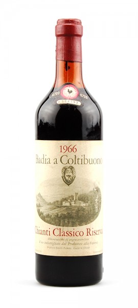 Wein 1966 Chianti Classico Badia a Coltibuono Riserva