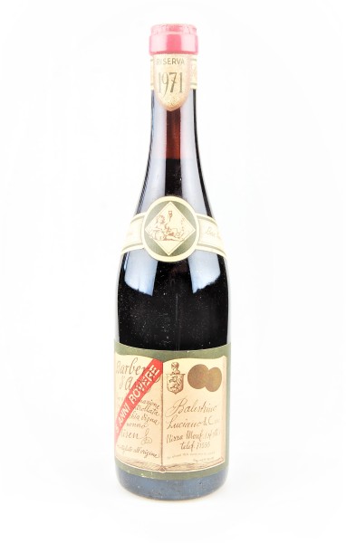 Wein 1971 Barbera Riserva d´Asti 5 anni Rovere Balestrino