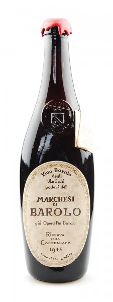 Wein 1945 Barolo Riserva Marchesi di Barolo Gia Opera