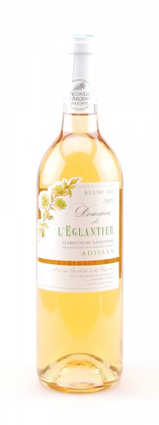 Wein 2001 Clairette du Languedoc Eglantier Adissan