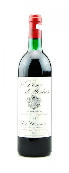Wein 1993 La Dame de Montrose Saint-Estephe