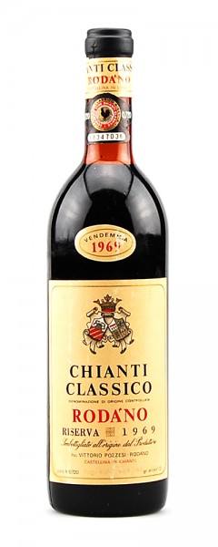 Wein 1969 Chianti Classico Riserva Rodano