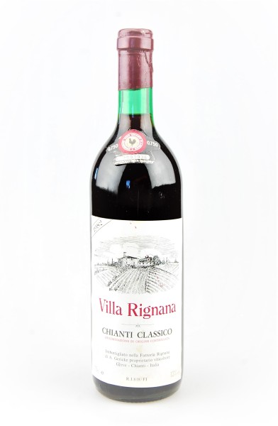 Wein 1982 Chianti Classico Villa Rignana