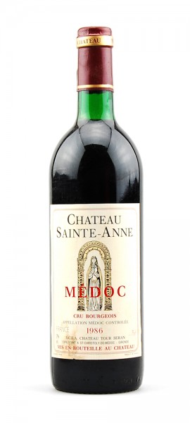 Wein 1986 Chateau Saint-Anne Cru Bourgeois Medoc