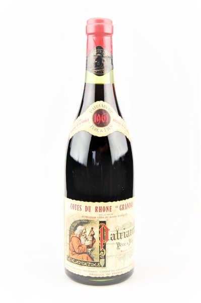 Wein 1961 Cotes du Rhone Patriarche Pere & Fils
