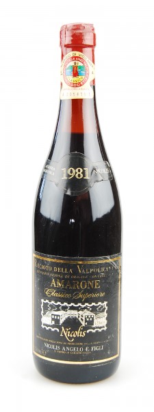 Wein 1981 Amarone della Valpolicella Nicolis