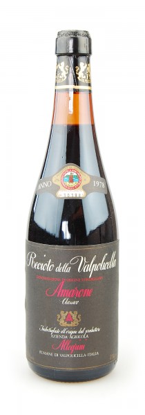 Wein 1978 Amarone Classico Azienda Allegrini