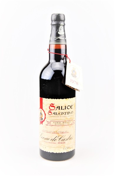 Wein 1978 Salice Leone de Castris Riserva Salentino