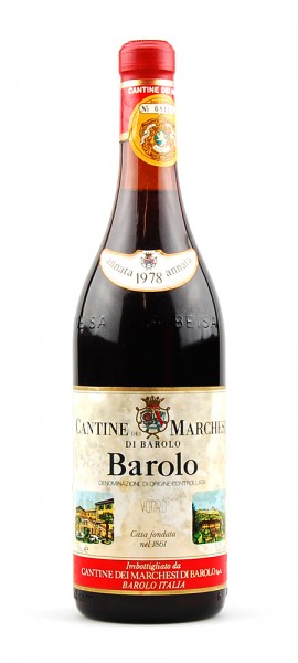 Wein 1978 Barolo Marchesi di Barolo
