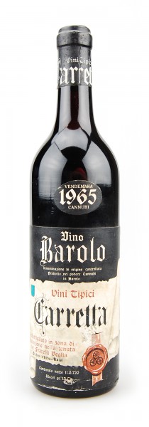 Wein 1965 Barolo Tenuta Carretta Cannubi