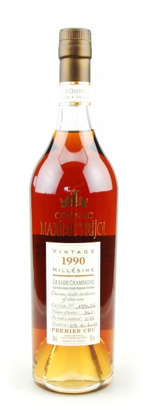 Cognac 1990 Maxime Trijol Grande Champagne