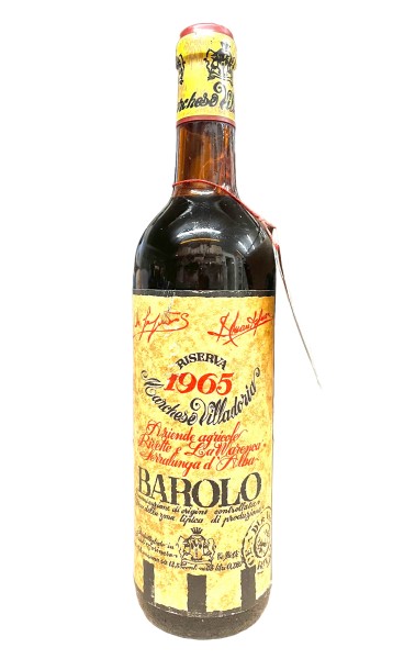 Wein 1965 Barolo Marchese Villadoria Riserva