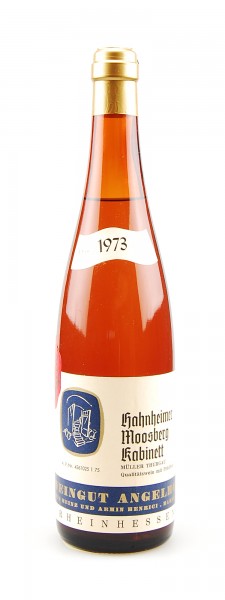 Wein 1973 Hahnheimer Moosberg Kabinett