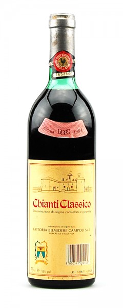 Wein 1984 Chianti Classico Fattoria Belvedere Campoli