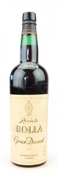 Wein 1952 Recioto Gran Dessert Bolla