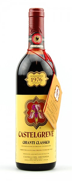 Wein 1976 Chianti Classico Castelgreve