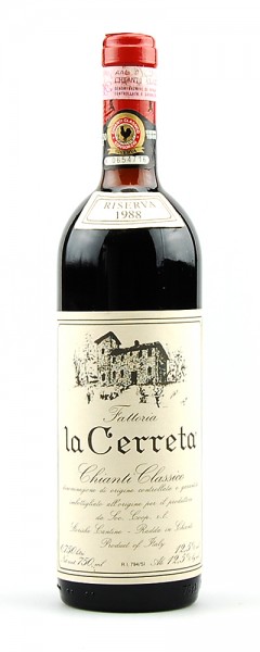 Wein 1988 Chianti Classico Riserva Fattoria la Cerreta