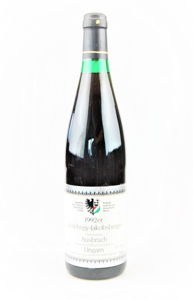 Wein 1992 Jakabhegy Jakobsberger Chardonnay Ausbruch