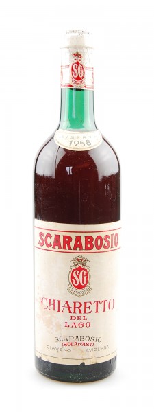 Wein 1958 Chiaretto del Lago Riserva Scarabosio