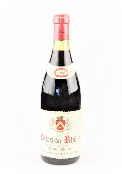 Wein 1966 Cotes du Rhone Claude Mercier
