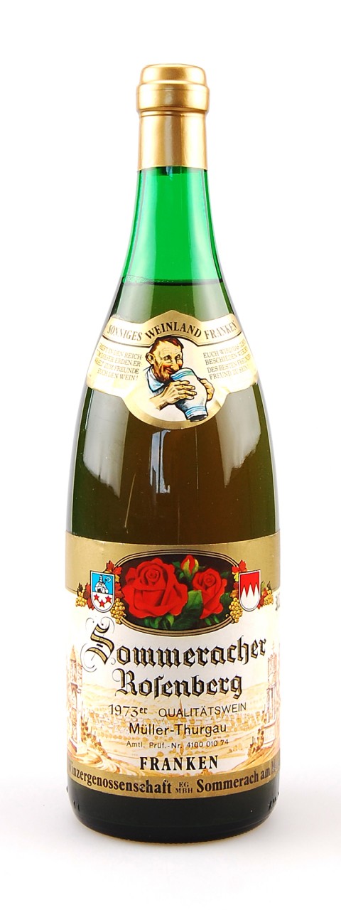 Wein 1973 Sommeracher Rosenberg Müller-Thurgau