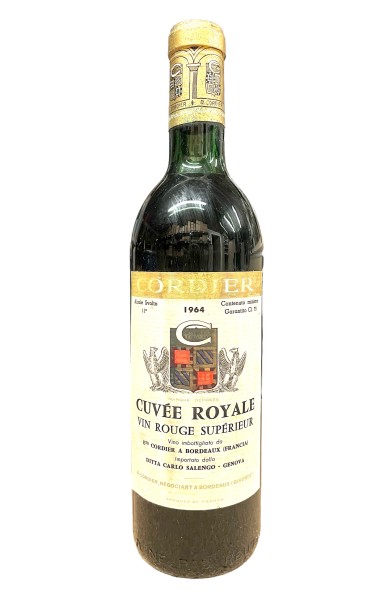 Wein 1964 Cuvee Royale Rouge Superieur Cordier