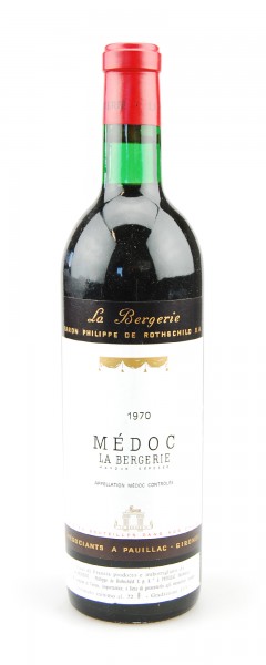 Wein 1970 Medoc La Bergerie Baron Philippe de Rothschild