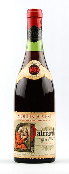 Wein 1959 Patriarche Pere & Fils Moulin-a-Vent