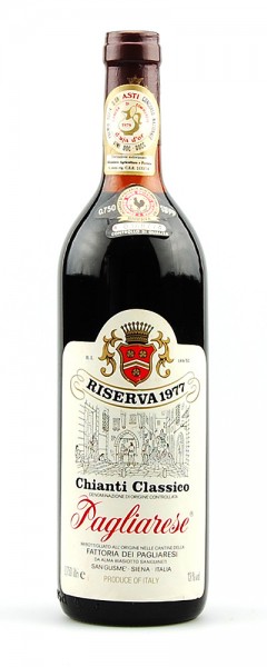 Wein 1977 Chianti Classico Pagliarese Riserva