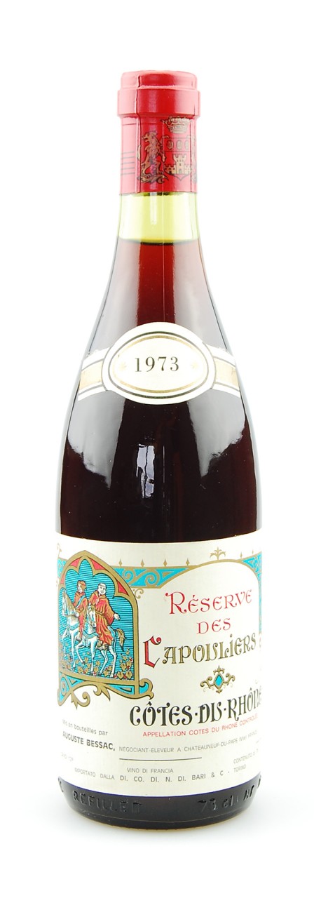 Wein 1973 Reserve des Capouliers Cotes du Rhone