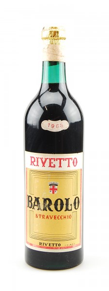 Wein 1968 Barolo Rivetto Stravecchio