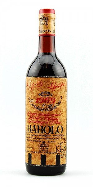 Wein 1969 Barolo Marchese Villadoria Riserva Speciale