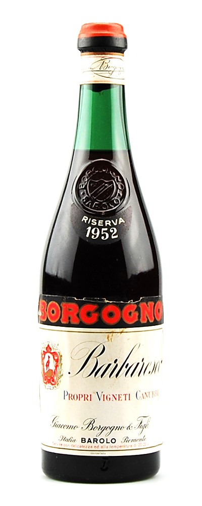 Wein 1952 Barbaresco Giacomo Borgogno Riserva