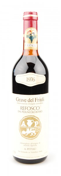 Wein 1976 Refosco Grave del Friuli dal Peduncolo rosso