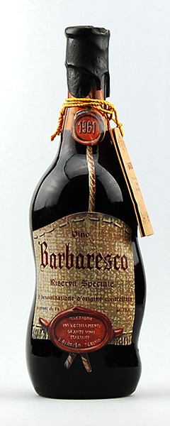 Wein 1961 Barbaresco Bertolo Riserva Speciale