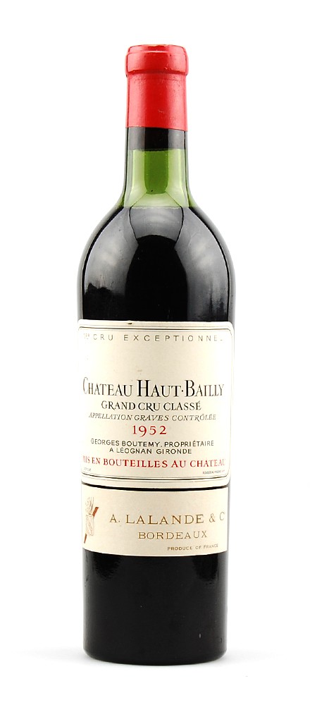 Wein 1952 Chateau Haut-Bailly Grand Cru Classe