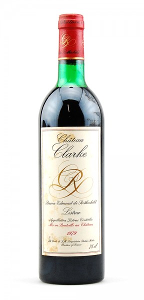 Wein 1979 Chateau Clarke Baron de Rothschild Listrac