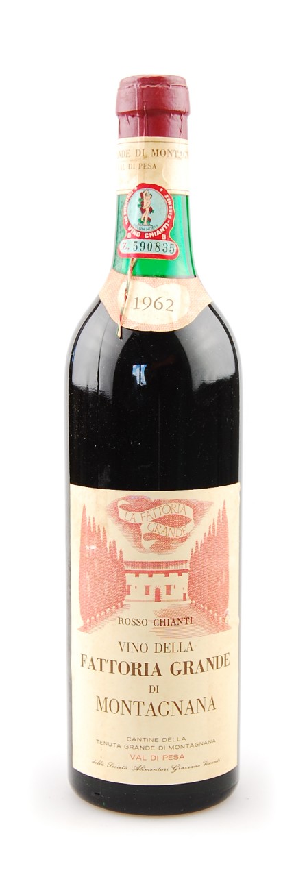 Wein 1962 Chianti Fattoria Grande di Montagnana