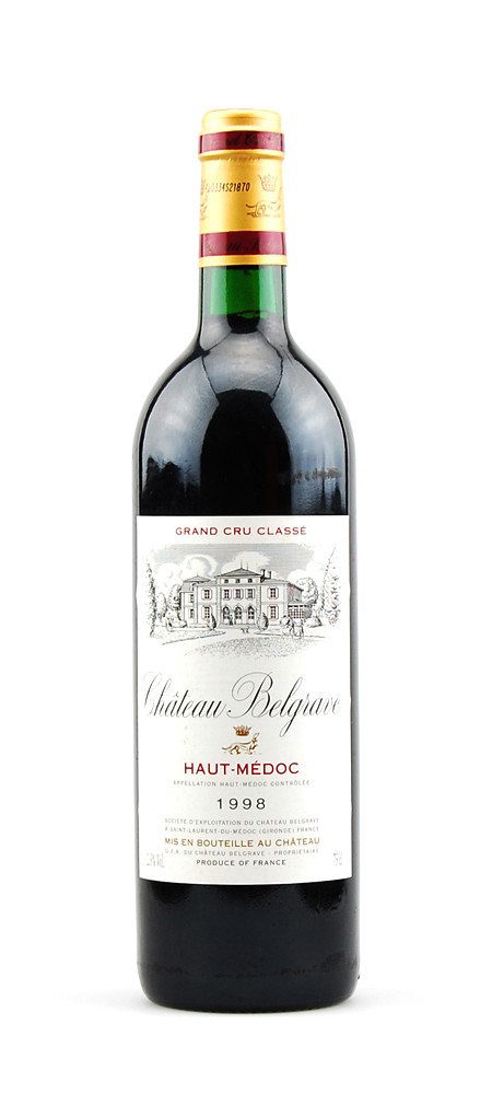 Wein 1998 Chateau Belgrave 5eme Cru Classe