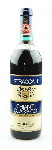 Wein 1980 Chianti Classico Straccali