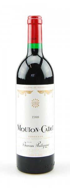 Wein 1988 Mouton-Cadet Baron Philippe de Rothschild