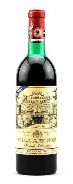 Wein 1968 Chianti Classico Villa Antinori