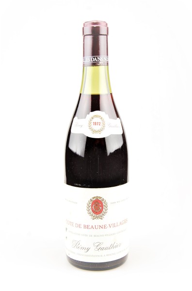Wein 1972 Cote de Beaune Villages Gauthier