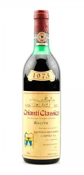Wein 1975 Chianti Classico Belvedere Riserva