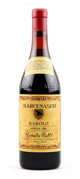 Wein 1981 Barolo Marcenasco Renato Ratti